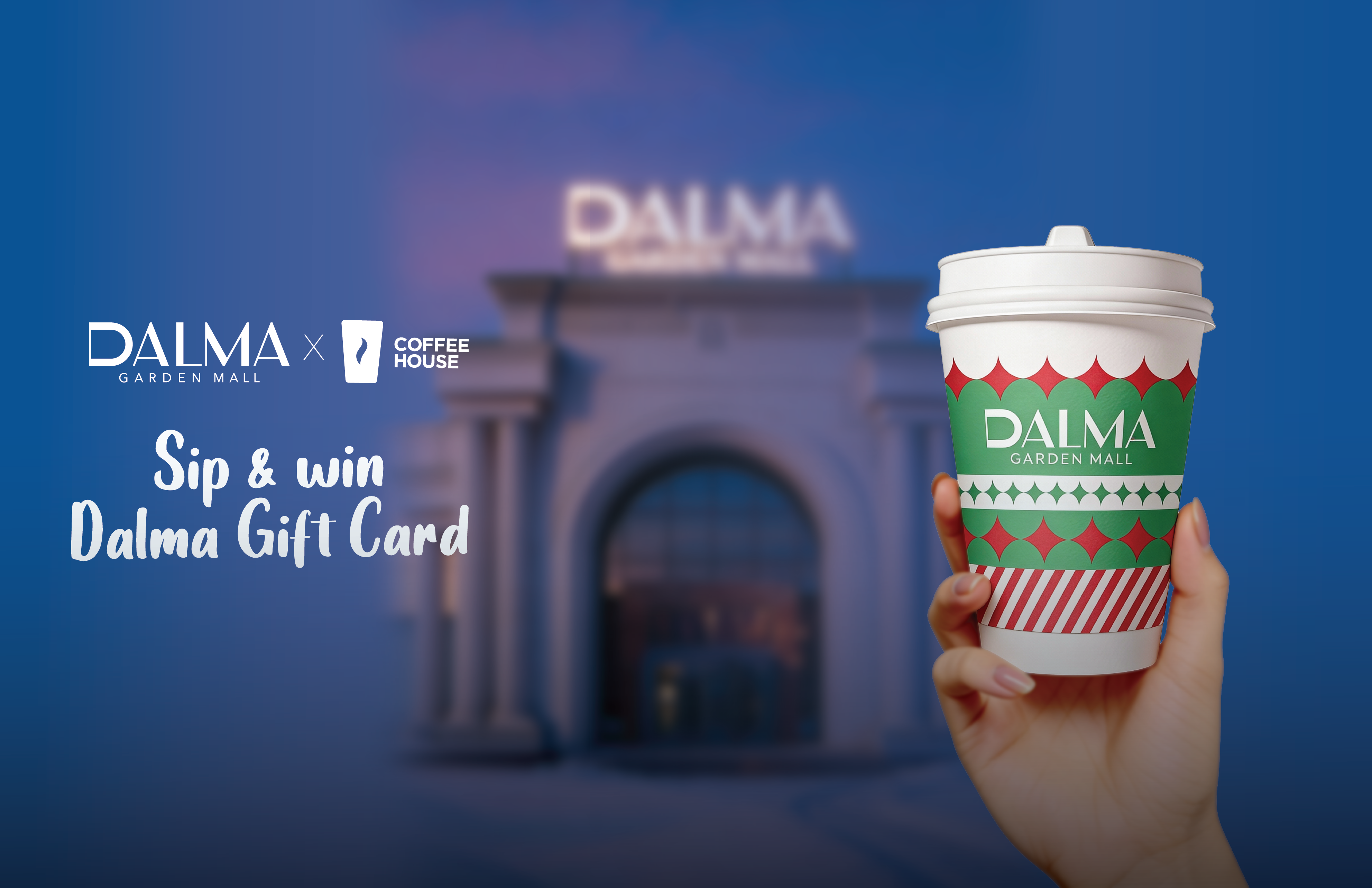 Sip a coffee at Coffee House and win a Dalma Gift Card