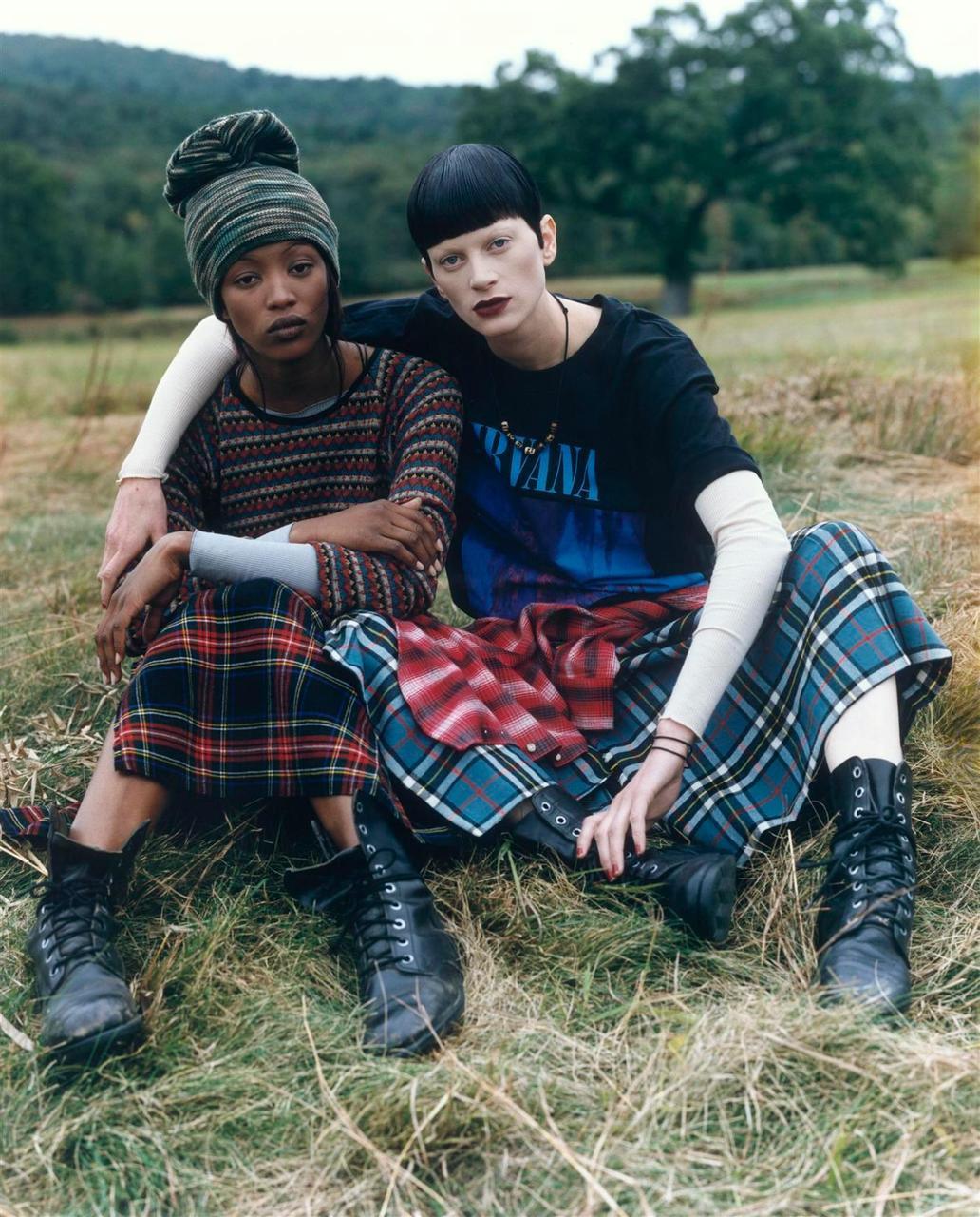 Dalma | “Grunge & Glory” — Vogue US, 1992 Steven Meisel